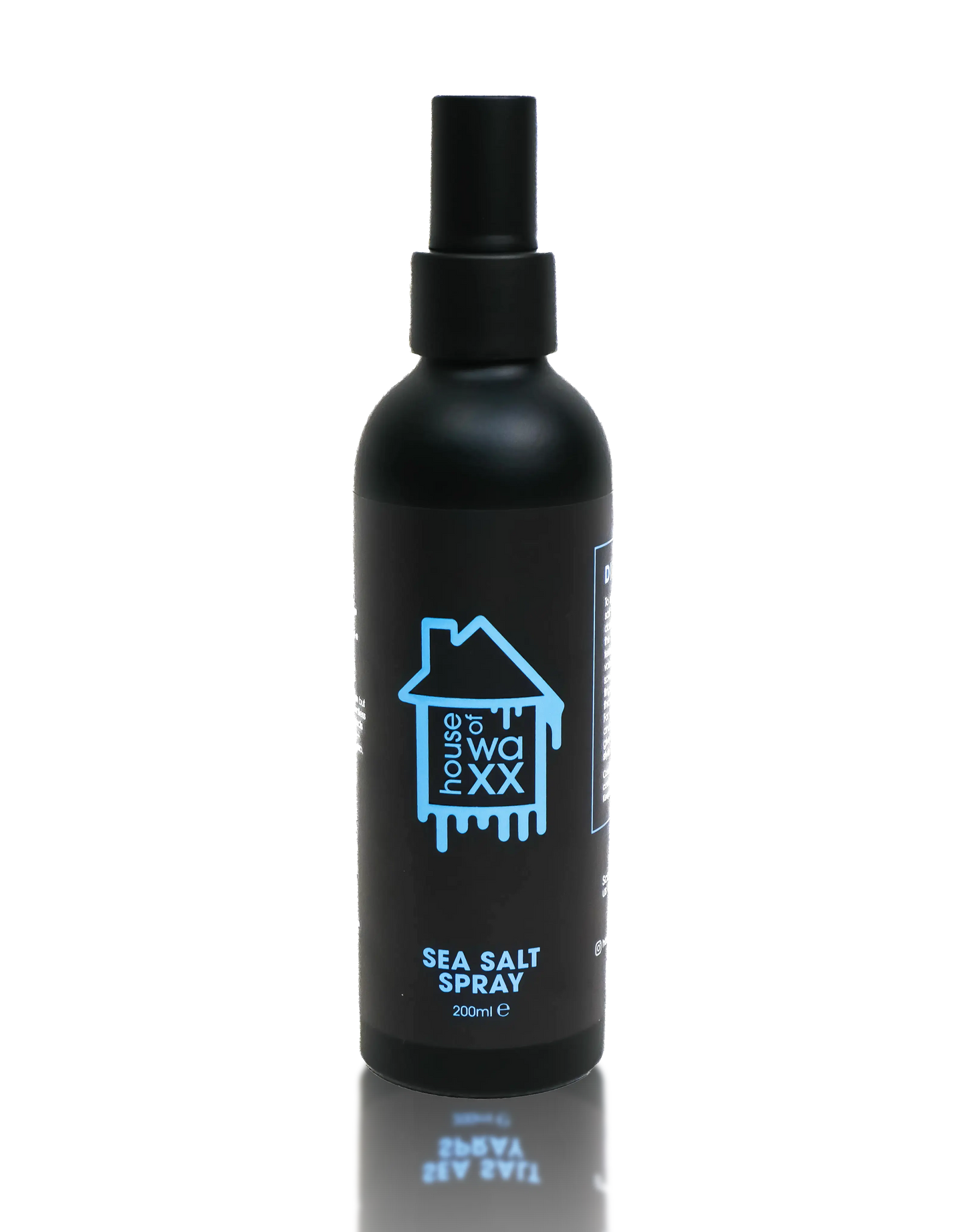 Product shot of House of Waxx Sea Salt Spray on a transparent background