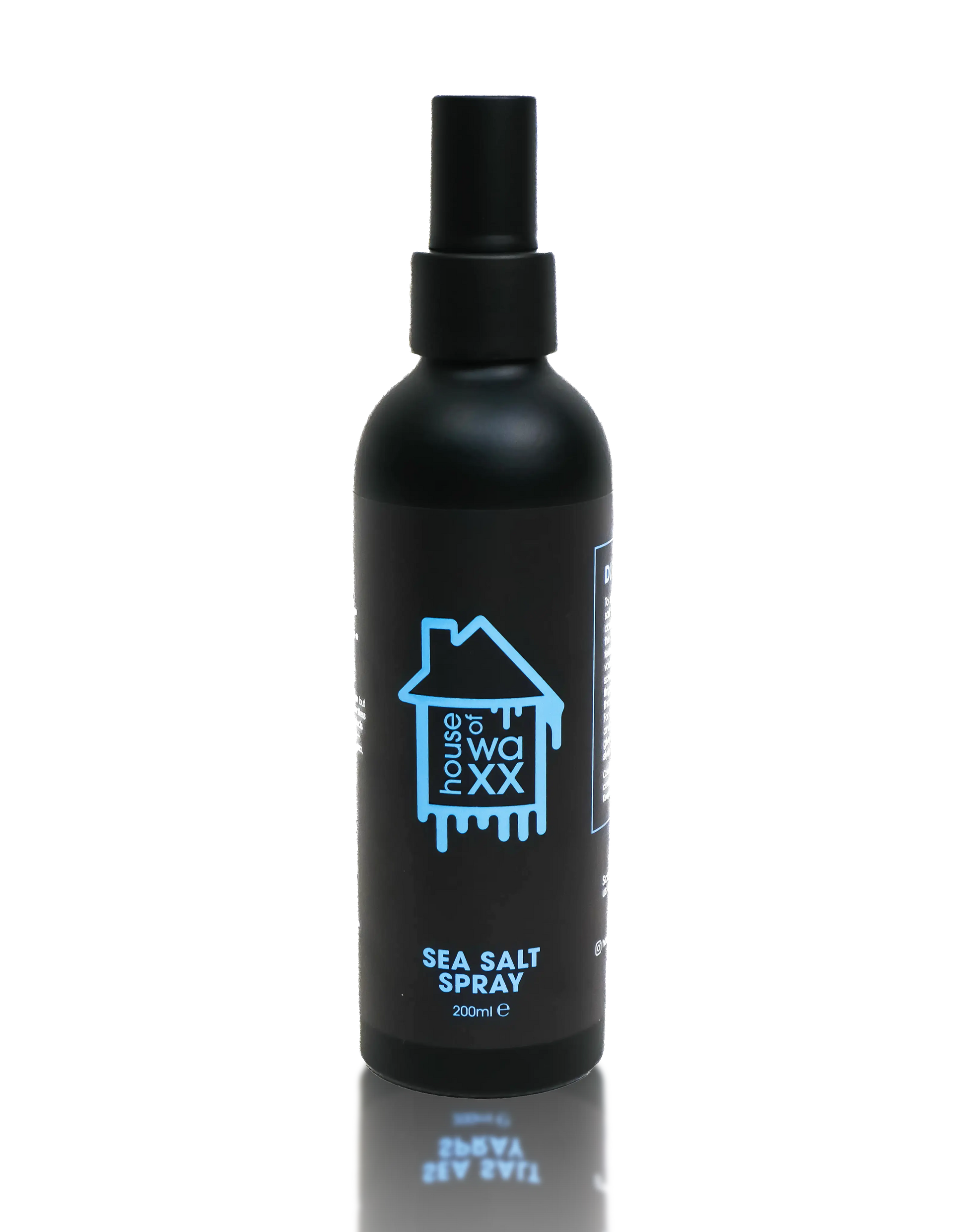 Product shot of House of Waxx Sea Salt Spray on a transparent background